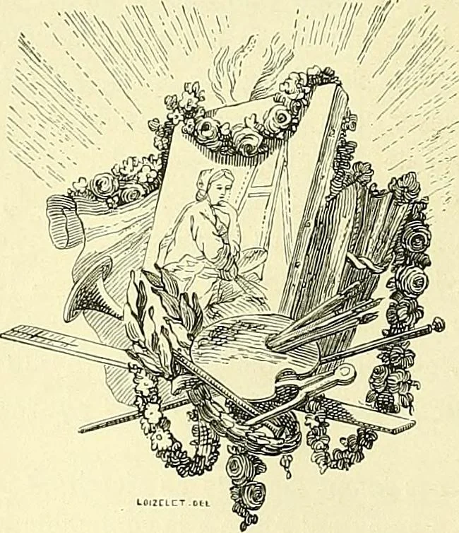An illustration from Gazette des beaux-arts, 1859, leaf 156