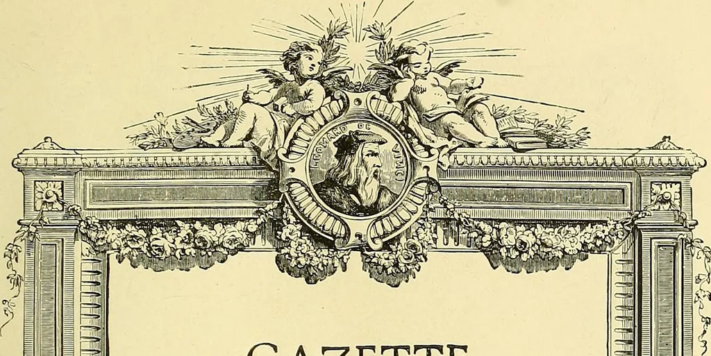 An illustration from Gazette des beaux-arts, 1859, leaf 9