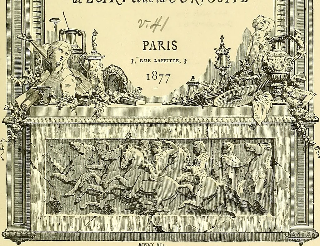 An illustration from Gazette des beaux-arts, 1859, leaf 9