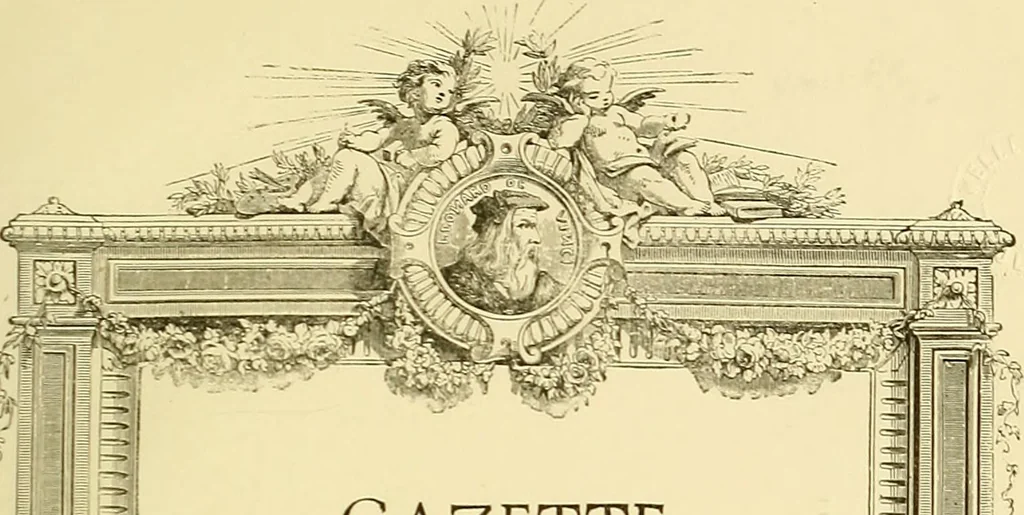 An illustration from Gazette des beaux-arts, 1859, leaf 10