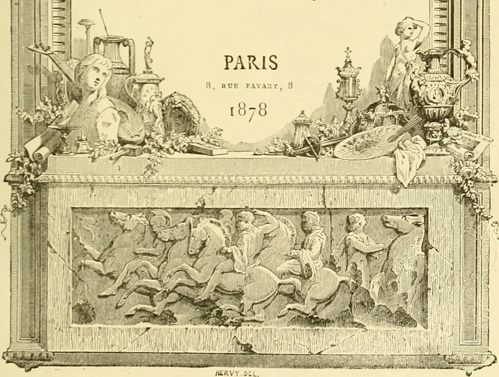 An illustration from Gazette des beaux-arts, 1859, leaf 10