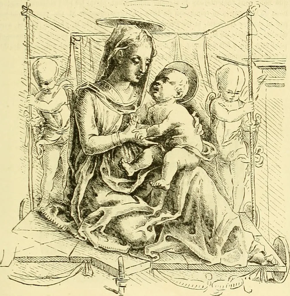An illustration from Gazette des beaux-arts, 1859, leaf 108