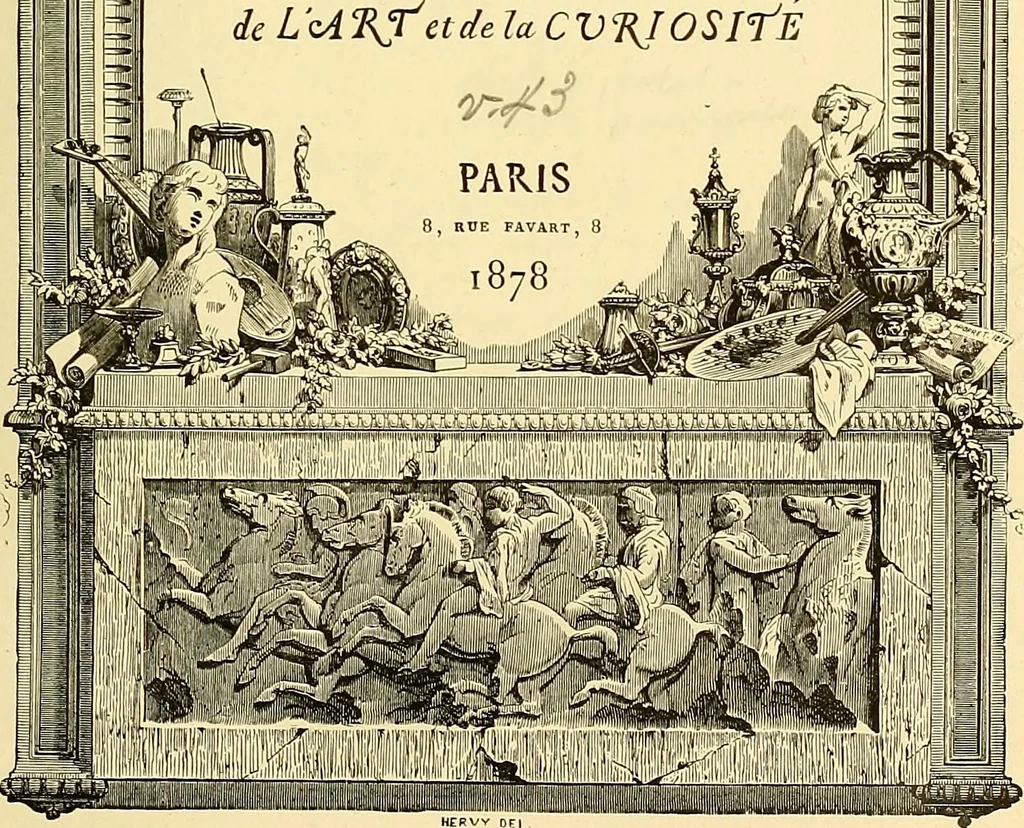 An illustration from Gazette des beaux-arts, 1859, leaf 9