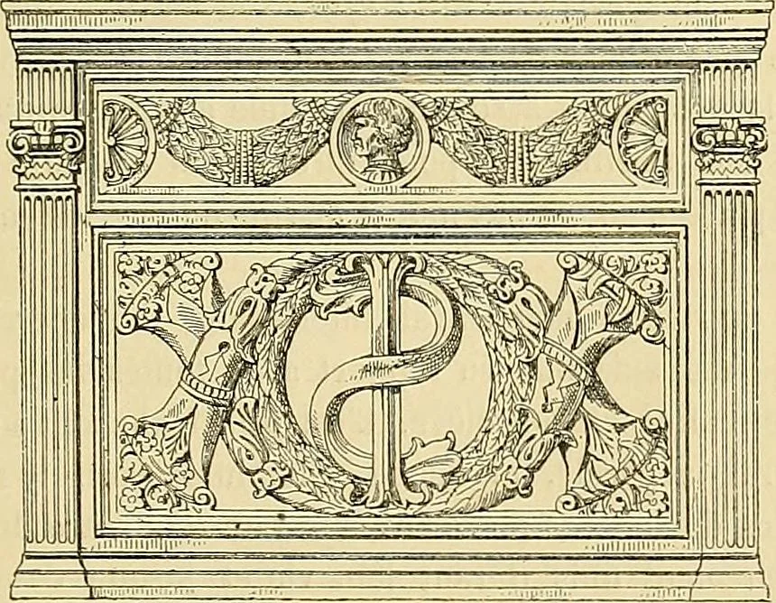 An illustration from Gazette des beaux-arts, 1859, leaf 509