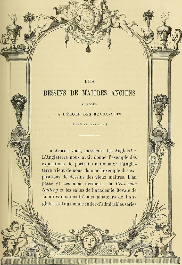 An illustration from Gazette des beaux-arts, 1859, leaf 543