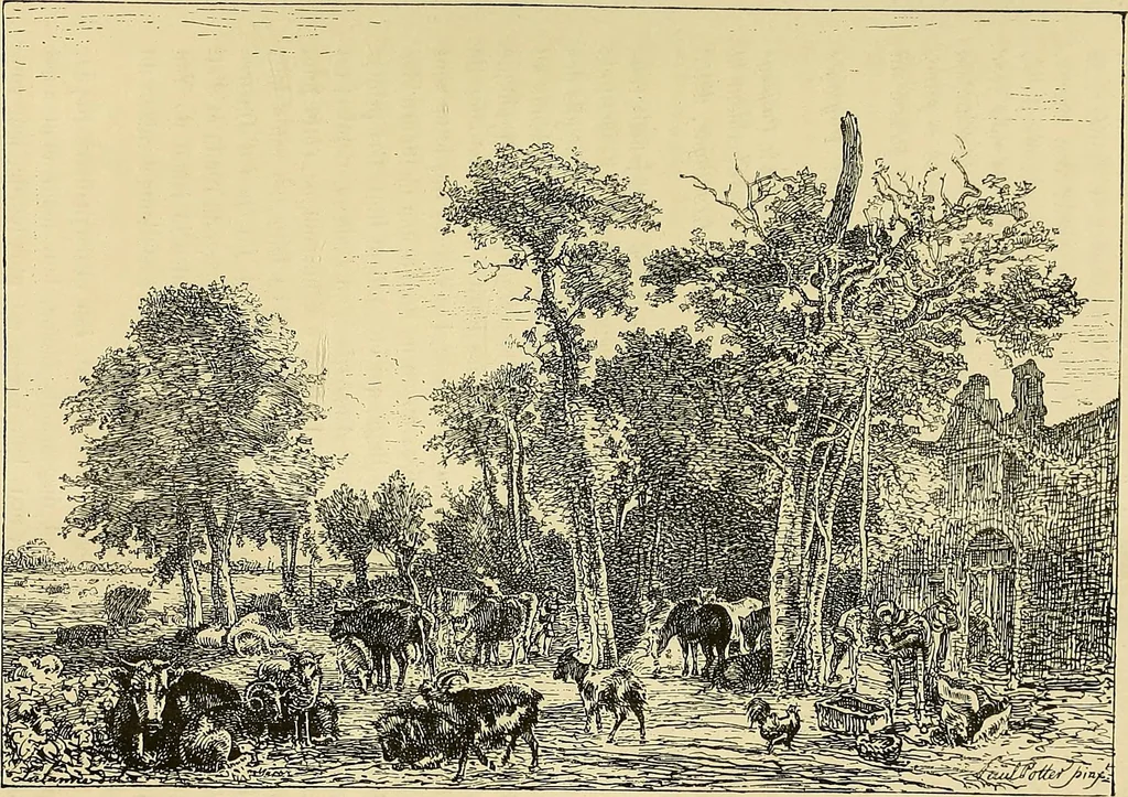 An illustration from Gazette des beaux-arts, 1859, leaf 422