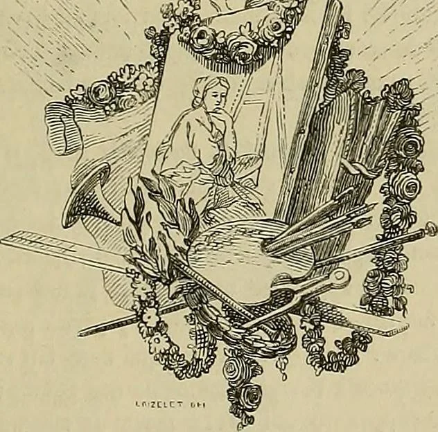 An illustration from Gazette des beaux-arts, 1859, leaf 213