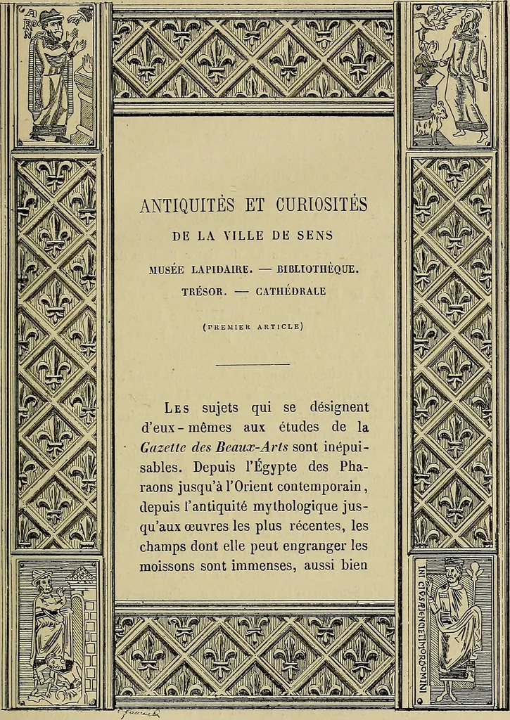 An illustration from Gazette des beaux-arts, 1859, leaf 9