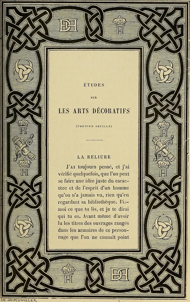 An illustration from Gazette des beaux-arts, 1859, leaf 305