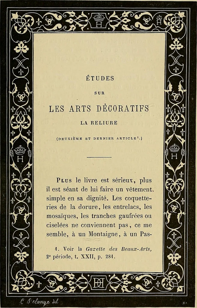 An illustration from Gazette des beaux-arts, 1859, leaf 419