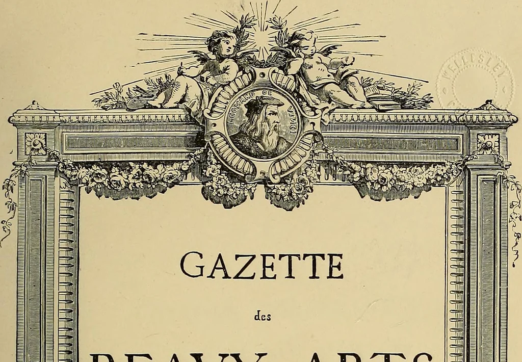 An illustration from Gazette des beaux-arts, 1859, leaf 9