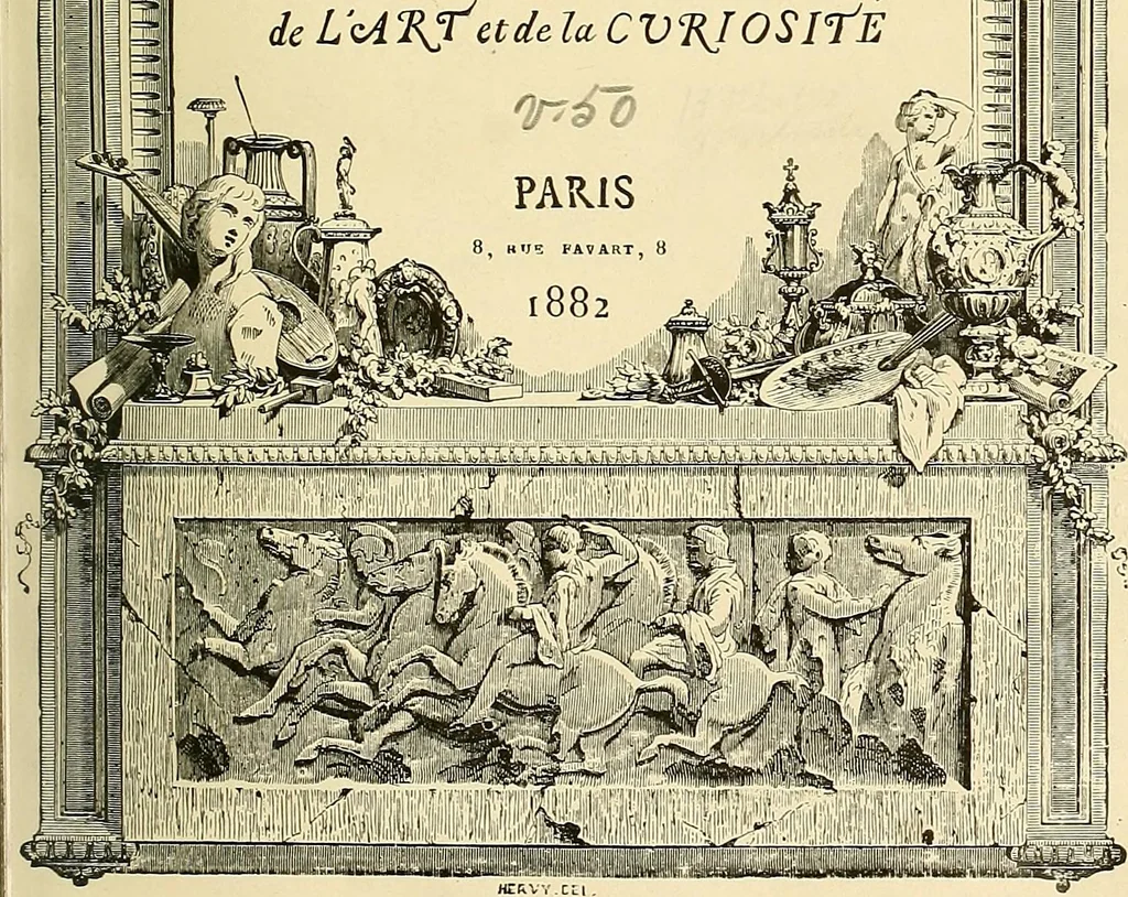 An illustration from Gazette des beaux-arts, 1859, leaf 7