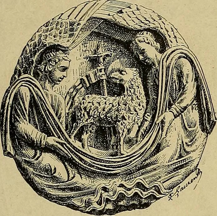 An illustration from Gazette des beaux-arts, 1859, leaf 75