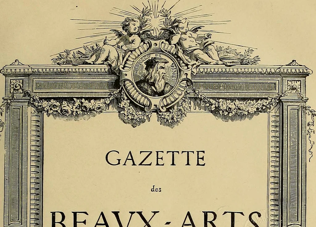 An illustration from Gazette des beaux-arts, 1859, leaf 9
