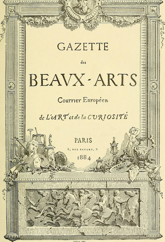 An illustration from Gazette des beaux-arts, 1859, leaf 10