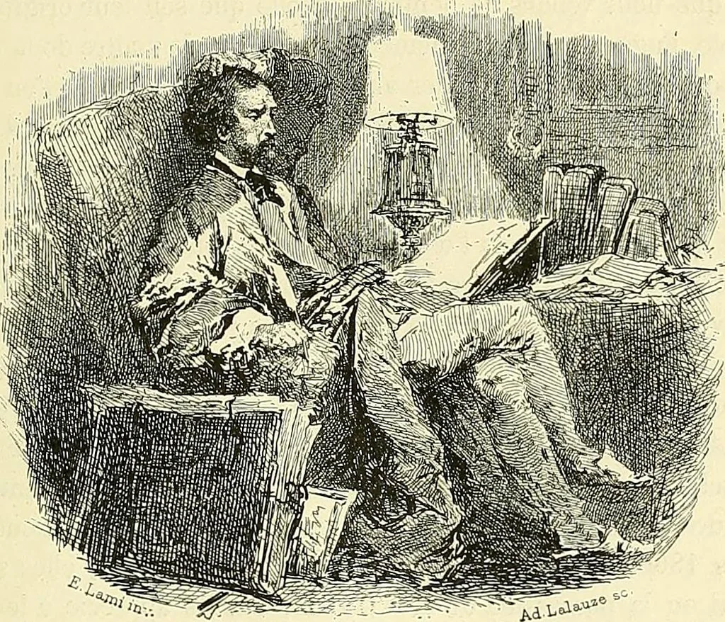An illustration from Gazette des beaux-arts, 1859, leaf 196