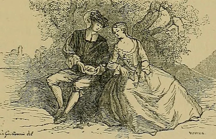 An illustration from Gazette des beaux-arts, 1859, leaf 484
