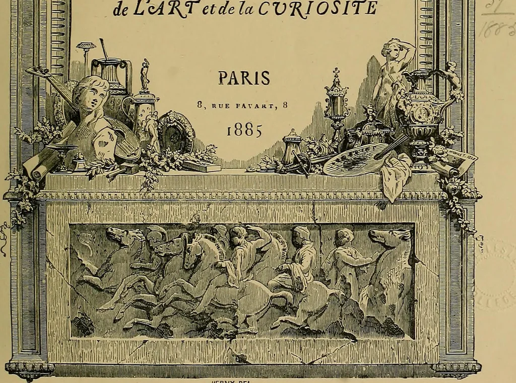 An illustration from Gazette des beaux-arts, 1859, leaf 8
