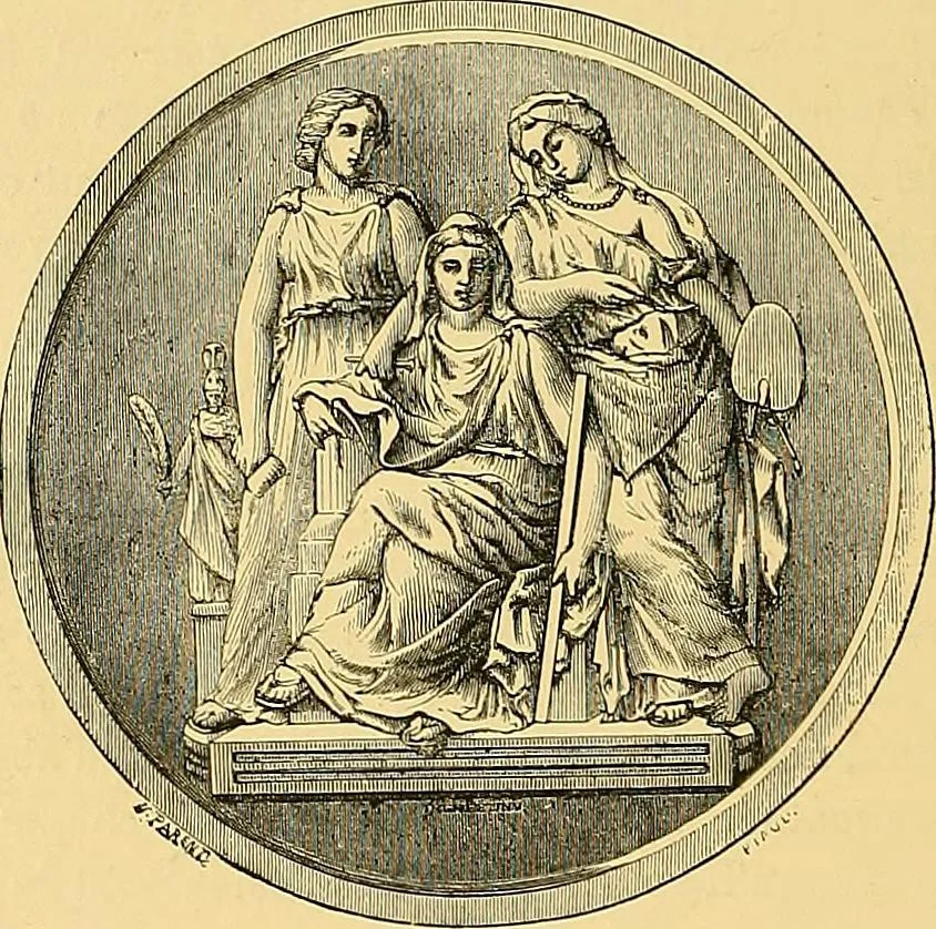 An illustration from Gazette des beaux-arts, 1859, leaf 328