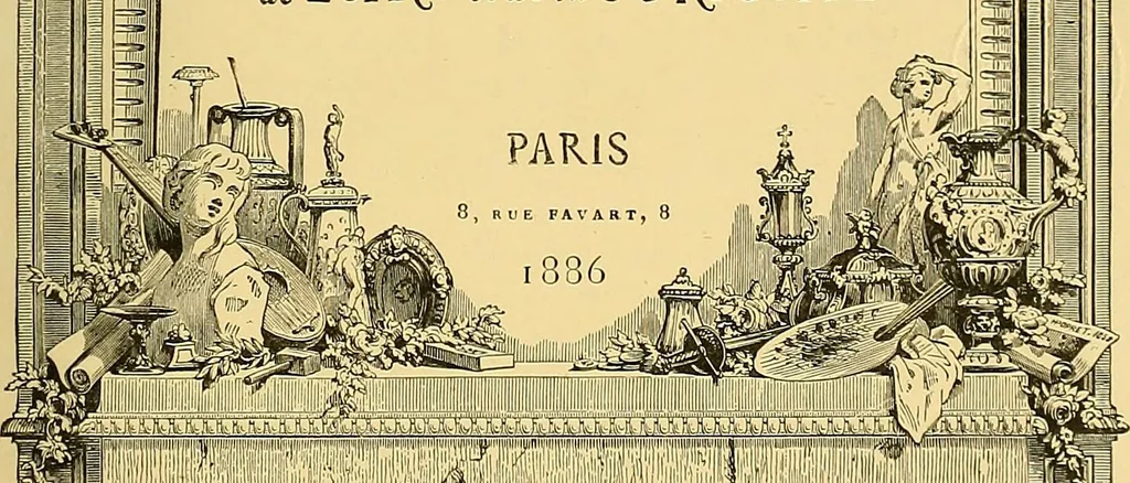An illustration from Gazette des beaux-arts, 1859, leaf 9