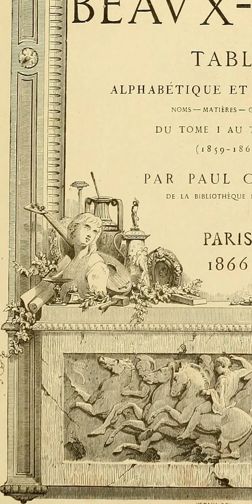 An illustration from Gazette des beaux-arts, 1859, leaf 8