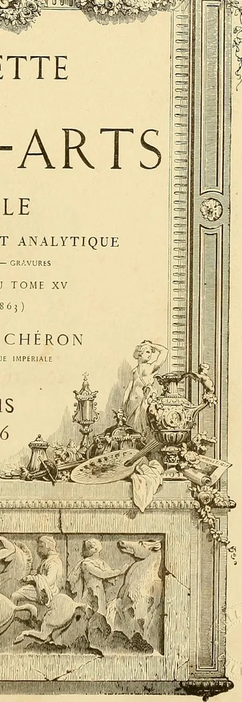 An illustration from Gazette des beaux-arts, 1859, leaf 8
