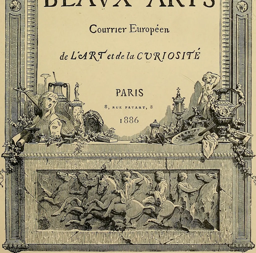 An illustration from Gazette des beaux-arts, 1859, leaf 8