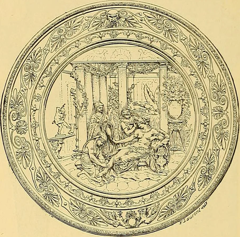 An illustration from Gazette des beaux-arts, 1859, leaf 458