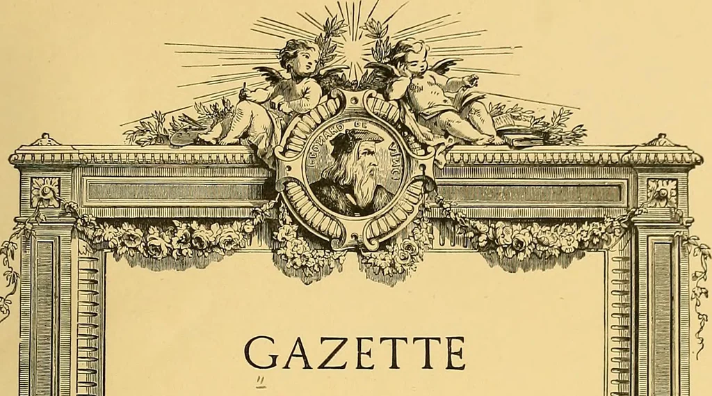 An illustration from Gazette des beaux-arts, 1859, leaf 7