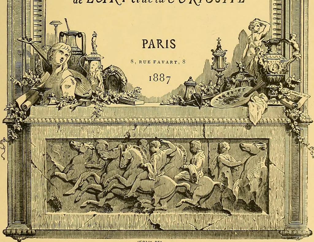 An illustration from Gazette des beaux-arts, 1859, leaf 7