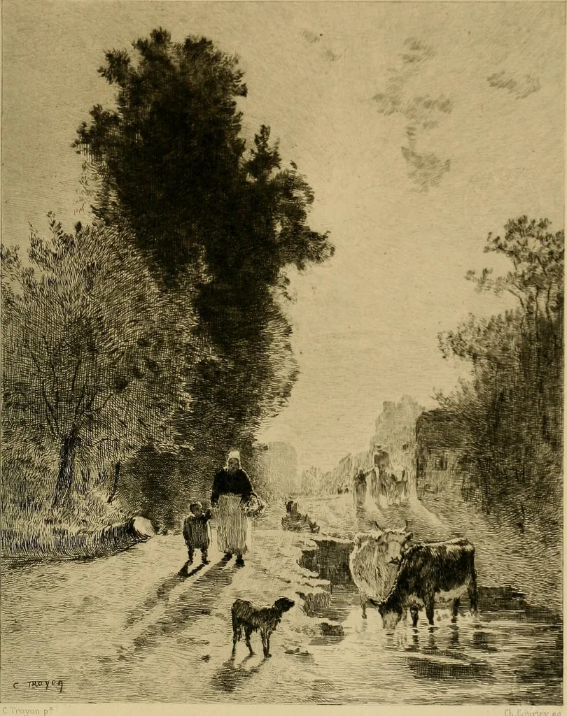 An illustration from Gazette des beaux-arts, 1859, leaf 444