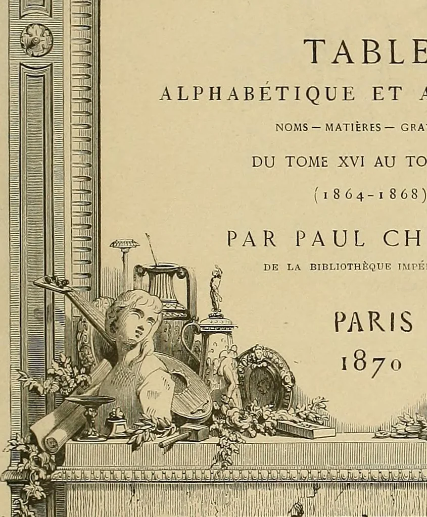 An illustration from Gazette des beaux-arts, 1859, leaf 8