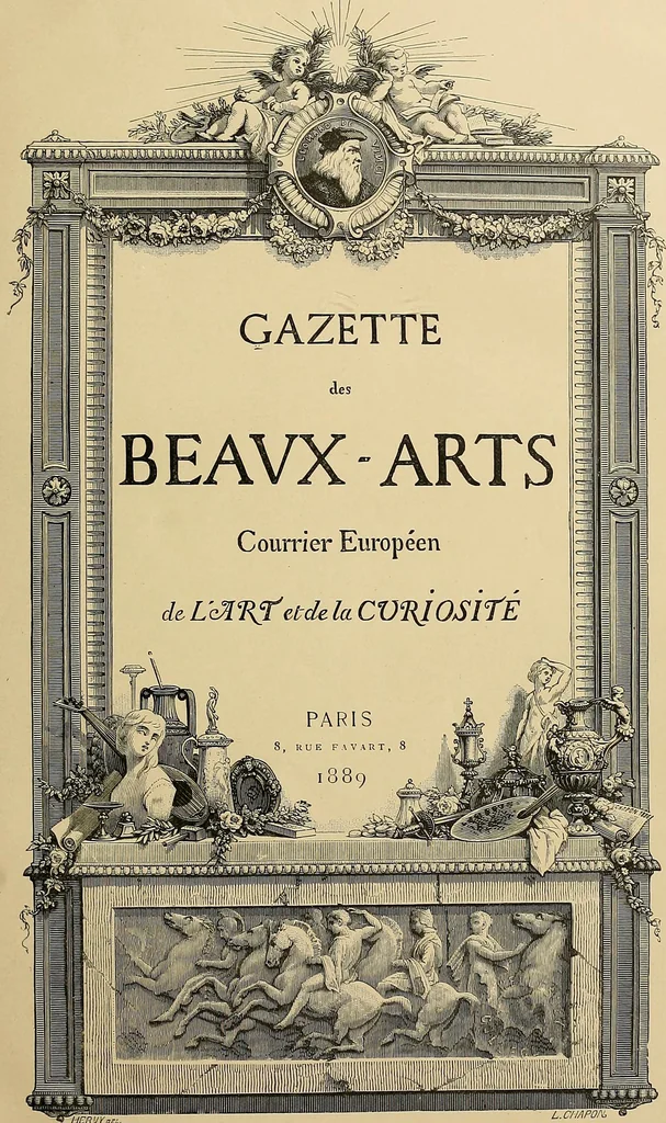 An illustration from Gazette des beaux-arts, 1859, leaf 8