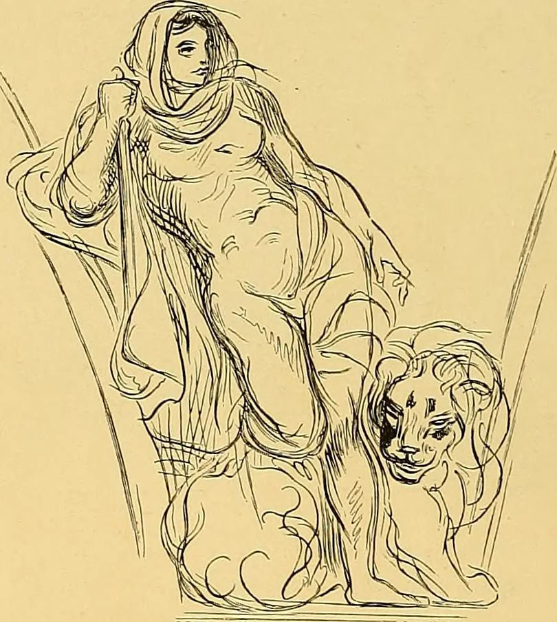 An illustration from Gazette des beaux-arts, 1859, leaf 132