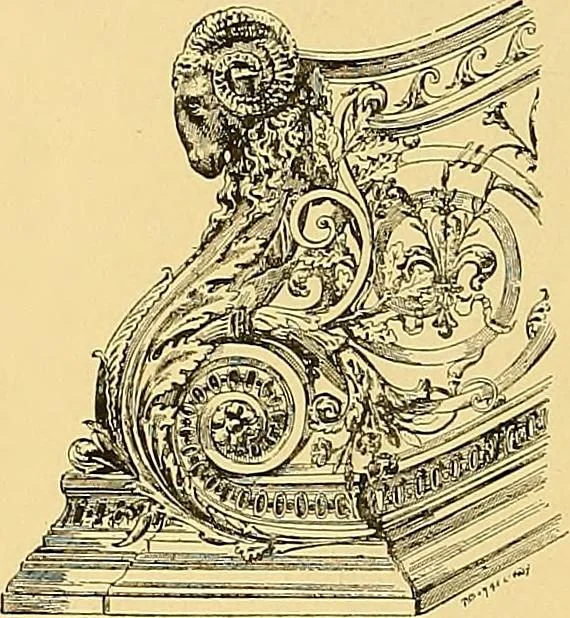 An illustration from Gazette des beaux-arts, 1859, leaf 452