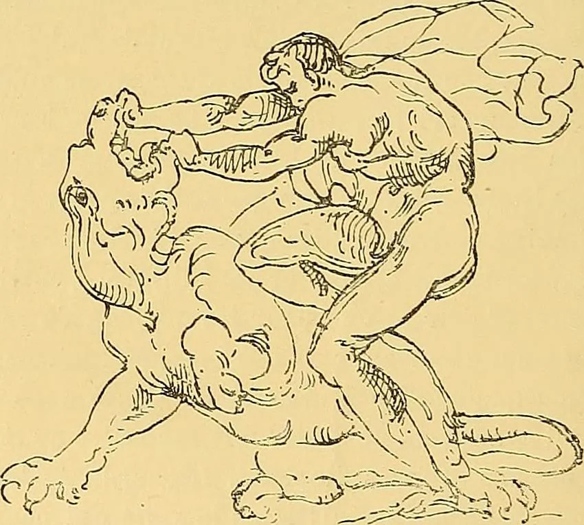 An illustration from Gazette des beaux-arts, 1859, leaf 66