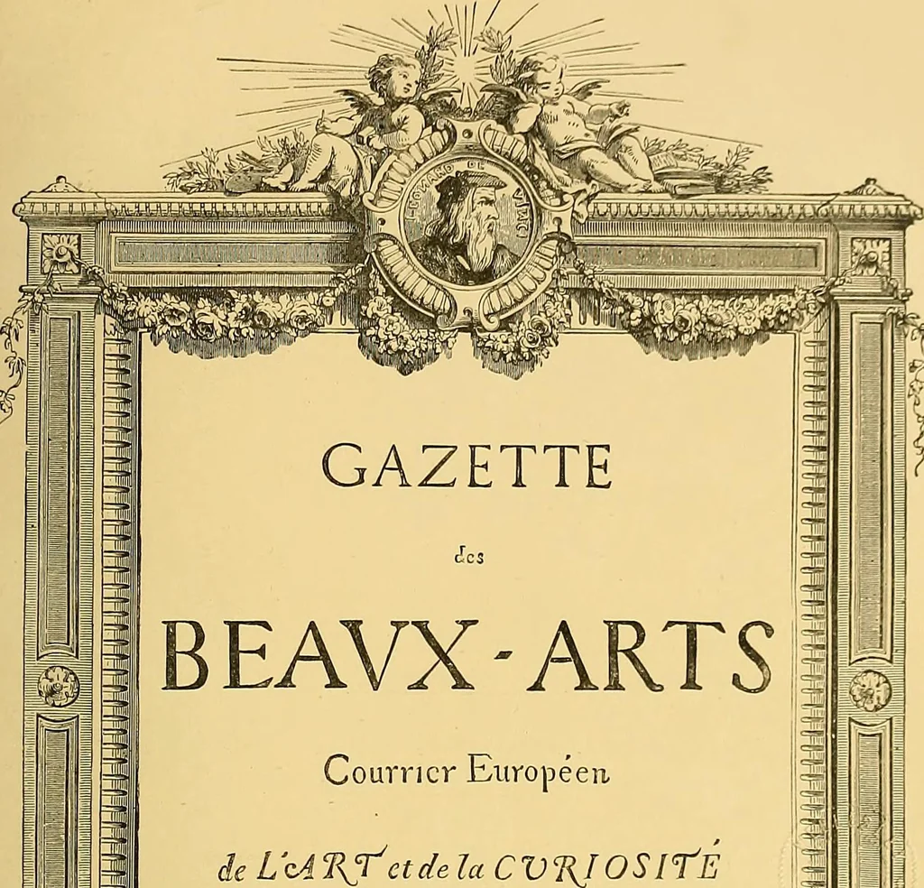 An illustration from Gazette des beaux-arts, 1859, leaf 7
