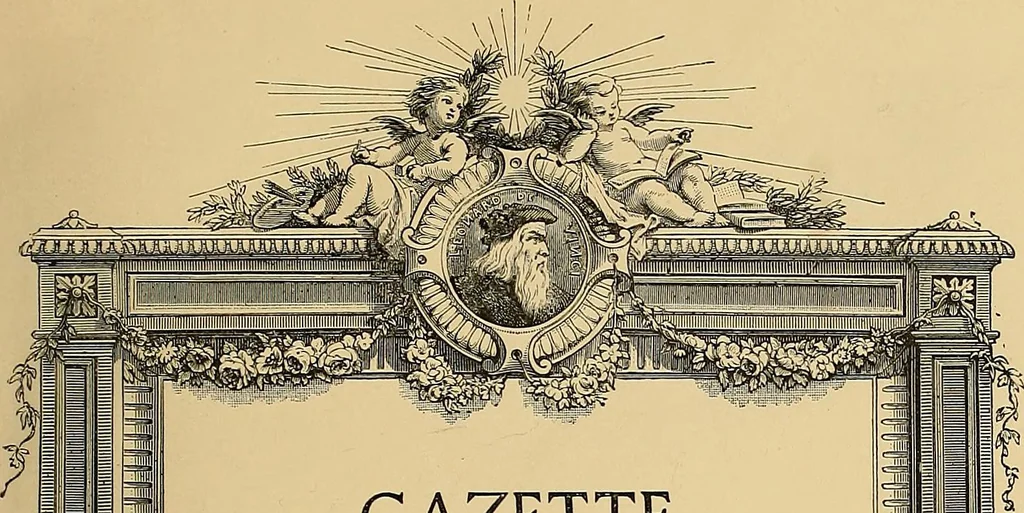 An illustration from Gazette des beaux-arts, 1859, leaf 8