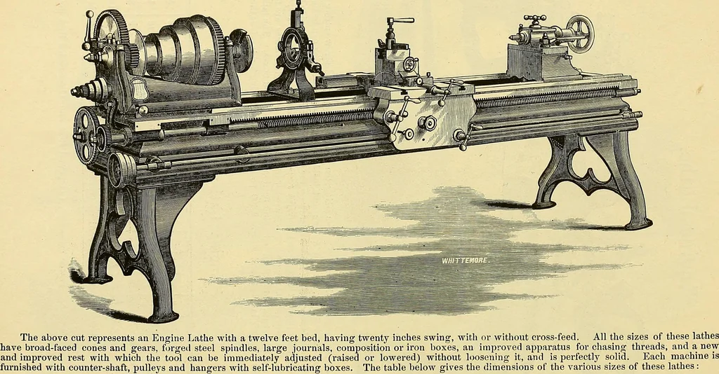 An illustration from Gear's illustrated catalogue of wood and iron working machinery, 1872, leaf 102