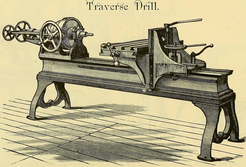 An illustration from Gear's illustrated catalogue of wood and iron working machinery, 1872, leaf 105