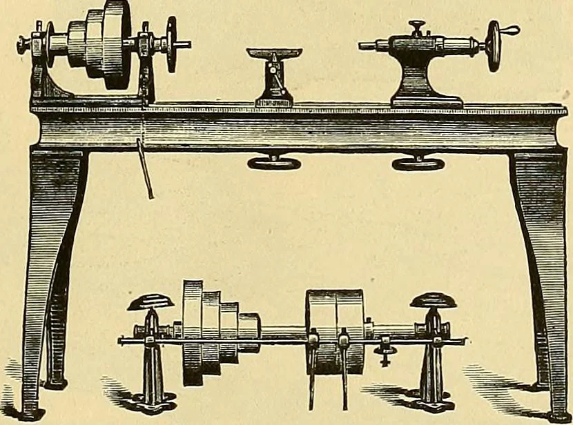 An illustration from Gear's illustrated catalogue of wood and iron working machinery, 1872, leaf 107