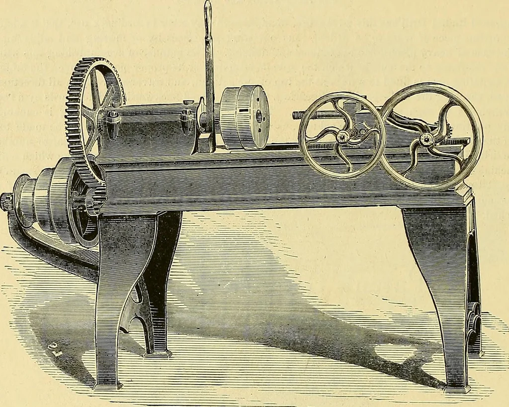 An illustration from Gear's illustrated catalogue of wood and iron working machinery, 1872, leaf 116
