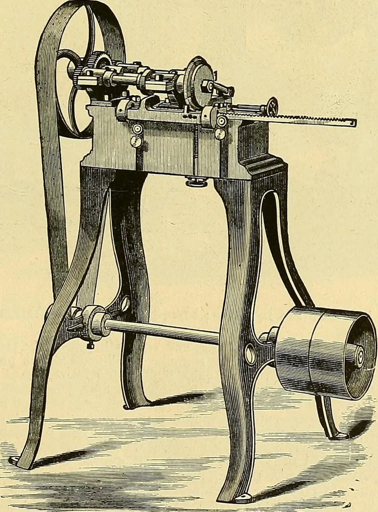 An illustration from Gear's illustrated catalogue of wood and iron working machinery, 1872, leaf 117