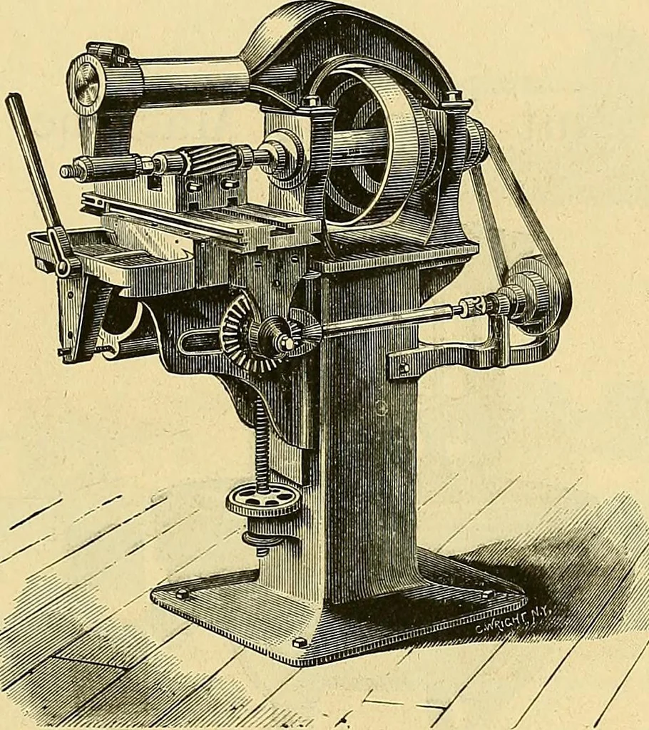 An illustration from Gear's illustrated catalogue of wood and iron working machinery, 1872, leaf 119