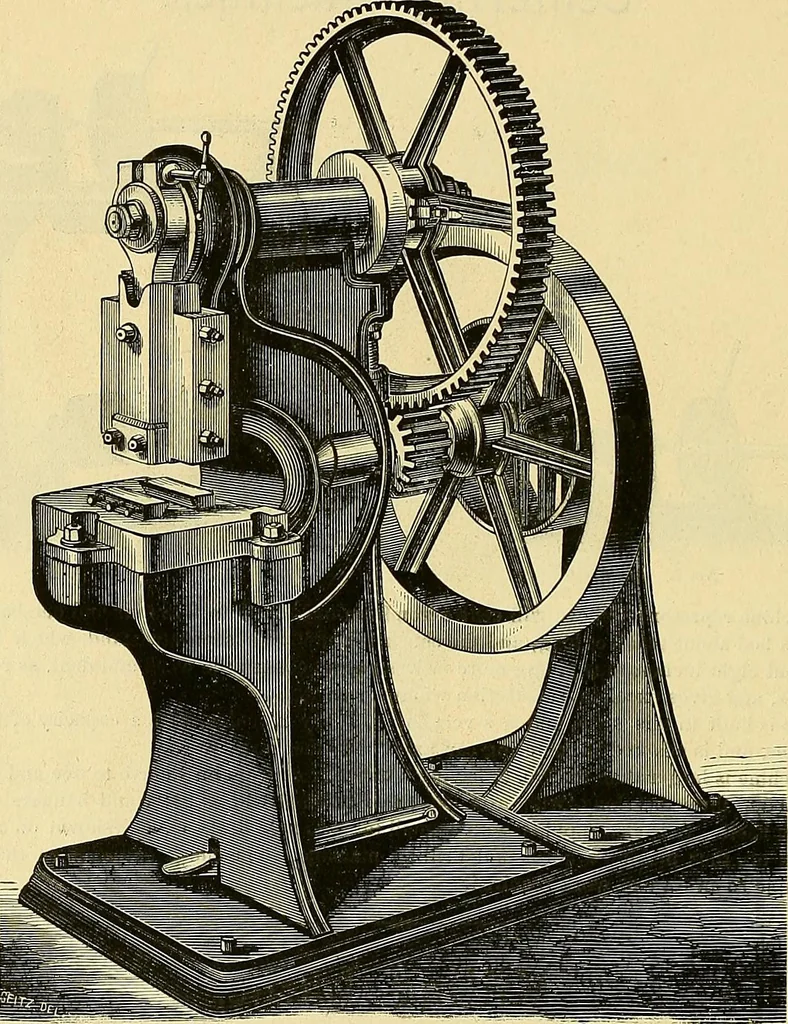 An illustration from Gear's illustrated catalogue of wood and iron working machinery, 1872, leaf 122