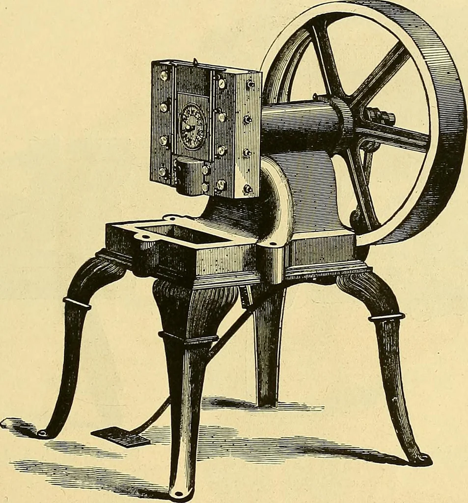 An illustration from Gear's illustrated catalogue of wood and iron working machinery, 1872, leaf 123
