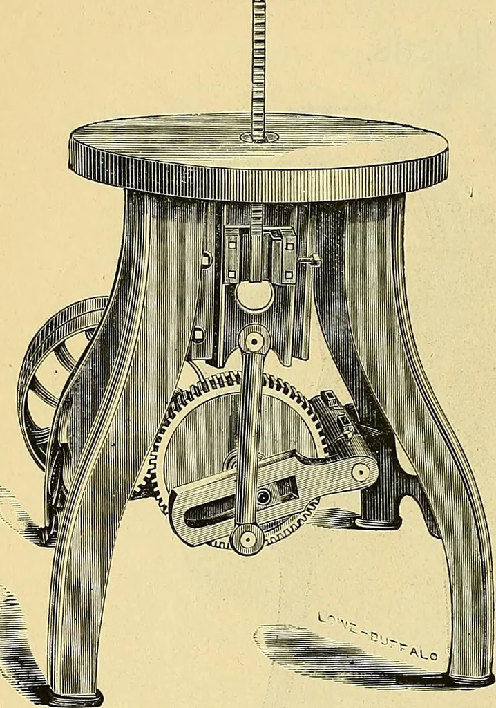 An illustration from Gear's illustrated catalogue of wood and iron working machinery, 1872, leaf 124