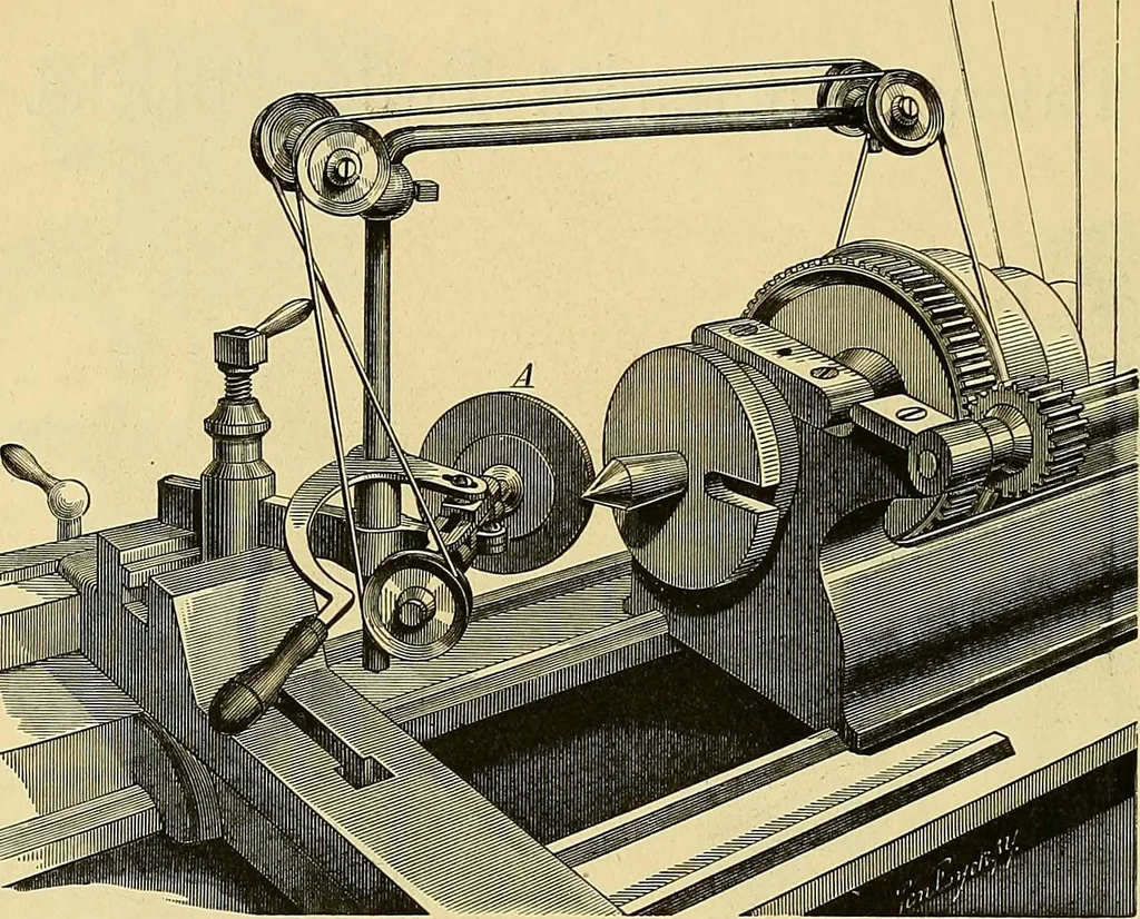 An illustration from Gear's illustrated catalogue of wood and iron working machinery, 1872, leaf 128