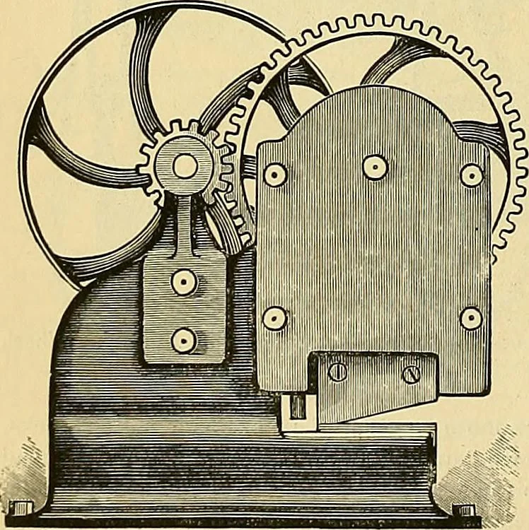 An illustration from Gear's illustrated catalogue of wood and iron working machinery, 1872, leaf 128