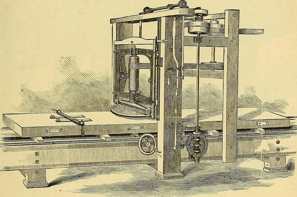 An illustration from Gear's illustrated catalogue of wood and iron working machinery, 1872, leaf 21